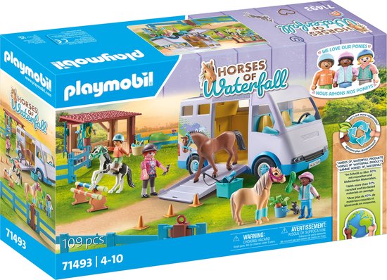 PLAYMOBIL Horses of Waterfall Mobiele manege - 71493