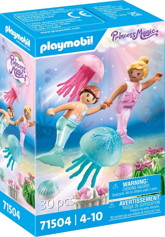 PLAYMOBIL Princess Magic Zeemeerminkinderen met kwallen - 71504