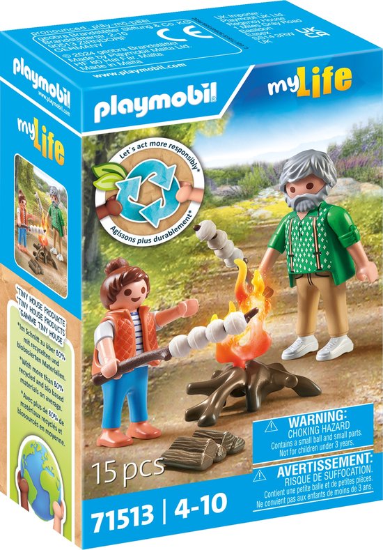 PLAYMOBIL My Life Kampvuur met marshmallows - 71513