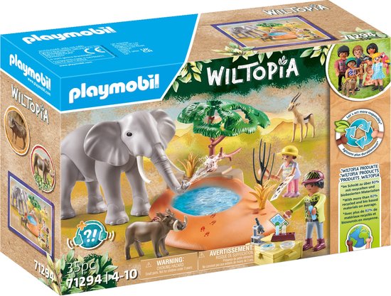 PLAYMOBIL Wiltopia - Een reis naar de waterpoel - 71294