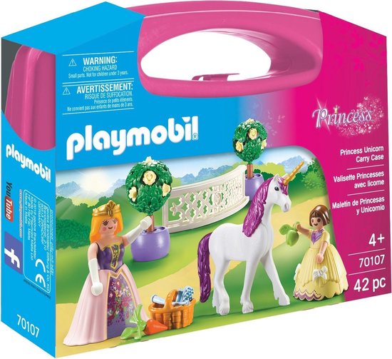 PLAYMOBIL Koffertje Prinses met Eenhoorn - 70107