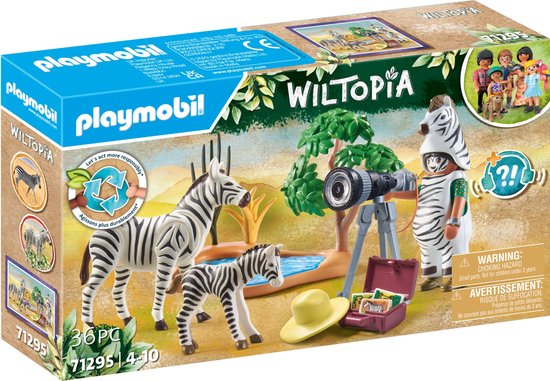 PLAYMOBIL Wiltopia - Onderweg met de dierenfotograaf - 71295