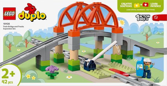 LEGO DUPLO - Stad Treinbrug en rails uitbreidingsset - 10426