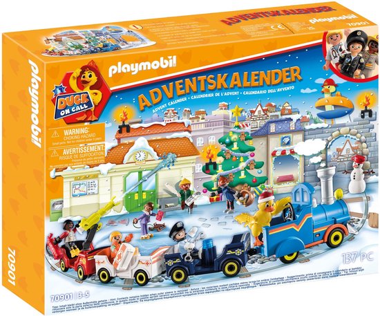 PLAYMOBIL Duck On Call - Adventskalender 137 onderdelen