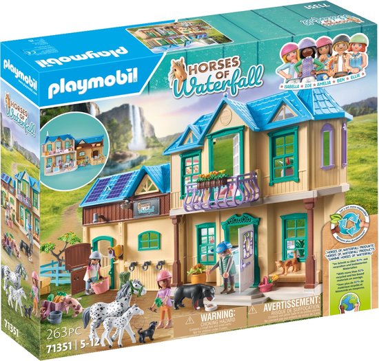 PLAYMOBIL Horses of Waterfall Waterfall Ranch - 71351