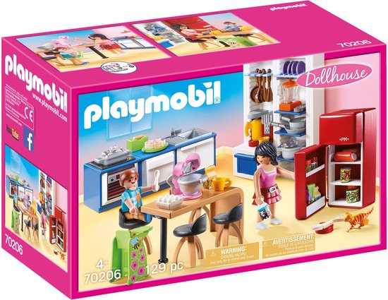 PLAYMOBIL Dollhouse Leefkeuken - 70206