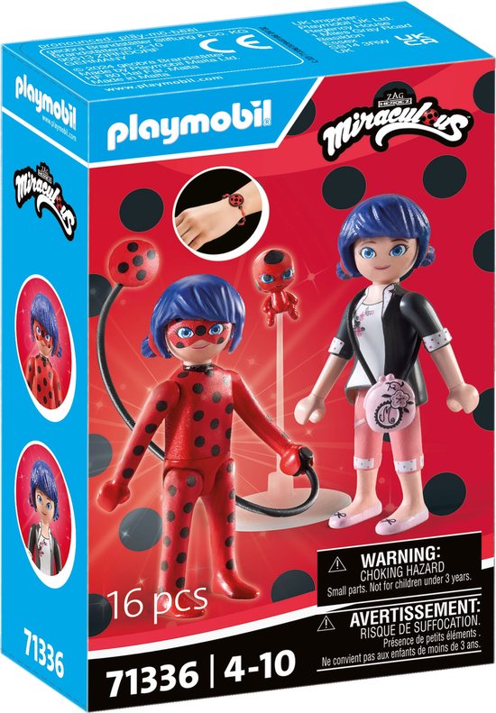 PLAYMOBIL Miraculous: Marinette & Ladybug - 71336