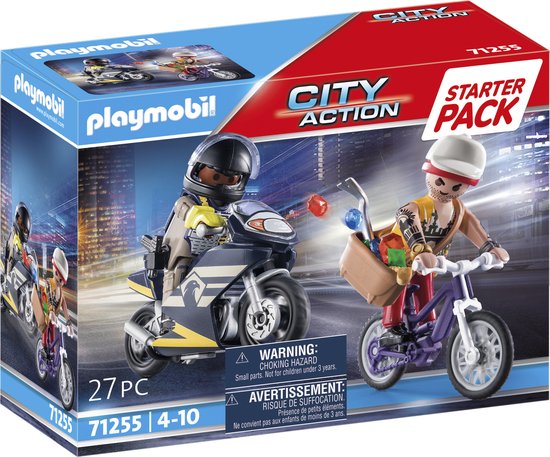 PLAYMOBIL Starterpack Speciale Eenheid en juwelendief - 71255