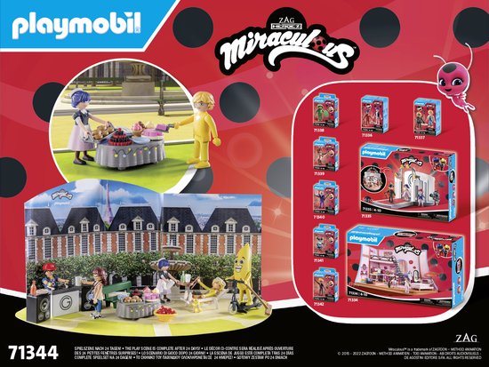 PLAYMOBIL Christmas Adventskalender Miraculous: Picknick in Parijs - 71344