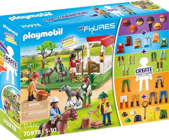 PLAYMOBIL My Figures: Paardenranch - 70978