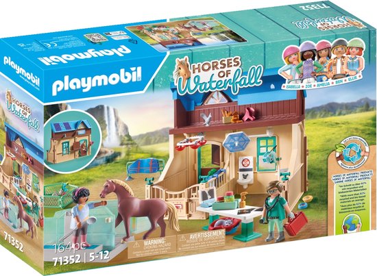 PLAYMOBIL Horses of Waterfall Paardrijtherapie & dierenartsenpraktijk - 71352