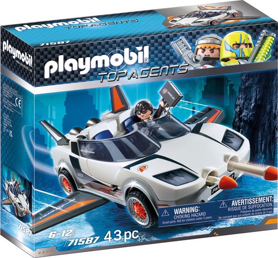 PLAYMOBIL Top Agents Agent P's Super Racer - 71587