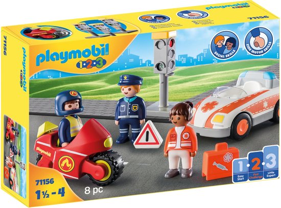 PLAYMOBIL 1.2.3 Alledaagse helden - 71156