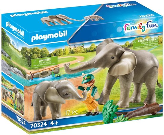 PLAYMOBIL Family Fun Olifantenverblijf - 70324