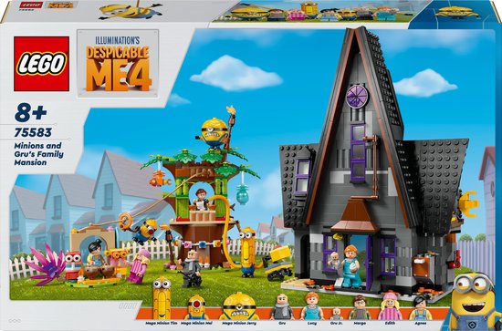 LEGO Despicable Me 4 - Huis van de Minions en Gru - 75583