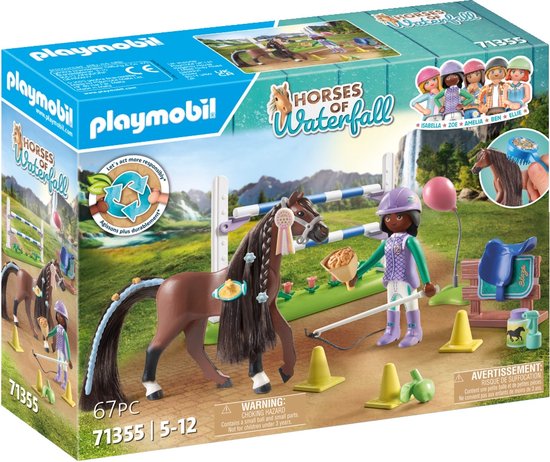 PLAYMOBIL Horses of Waterfall Zoe en Blaze speelset - 71355