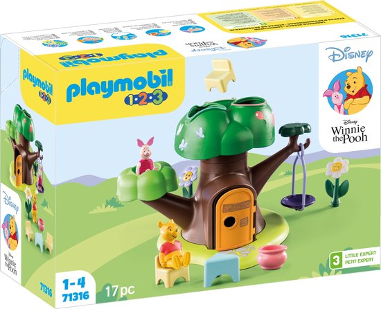 PLAYMOBIL 1.2.3 & Disney Winnie de Poeh Boomhut - 71316