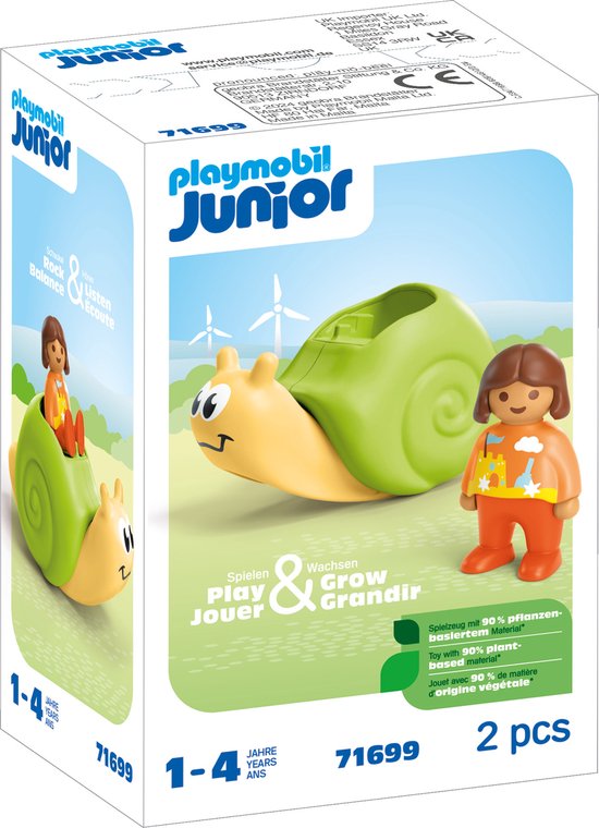 PLAYMOBIL Junior Schommelende slak - 71699