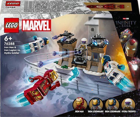 LEGO Marvel Iron Man & Iron Legion vs. Hydra soldaat - 76288