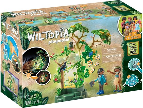 PLAYMOBIL Wiltopia Regenwoud nachtlamp - 71009