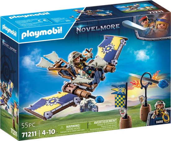 PLAYMOBIL Novelmore - Dario's zweefvliegtuig - 71211