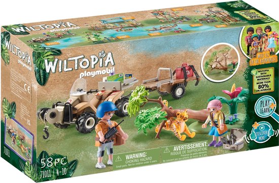 PLAYMOBIL Wiltopia Dierenreddingsquad - 71011