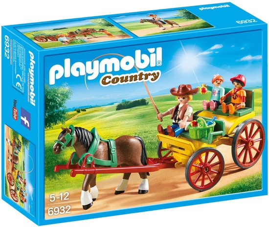 PLAYMOBIL Country Paard en kar - 6932