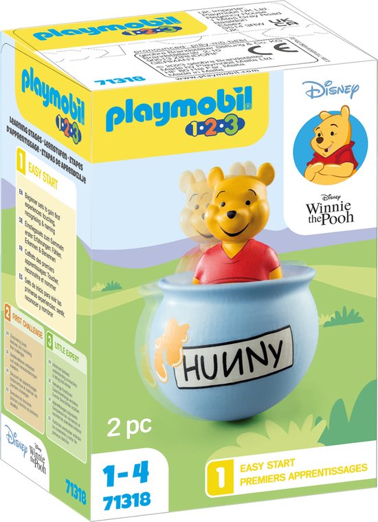 PLAYMOBIL 1.2.3 & Disney Winnie de Poeh Honingpot - 71318