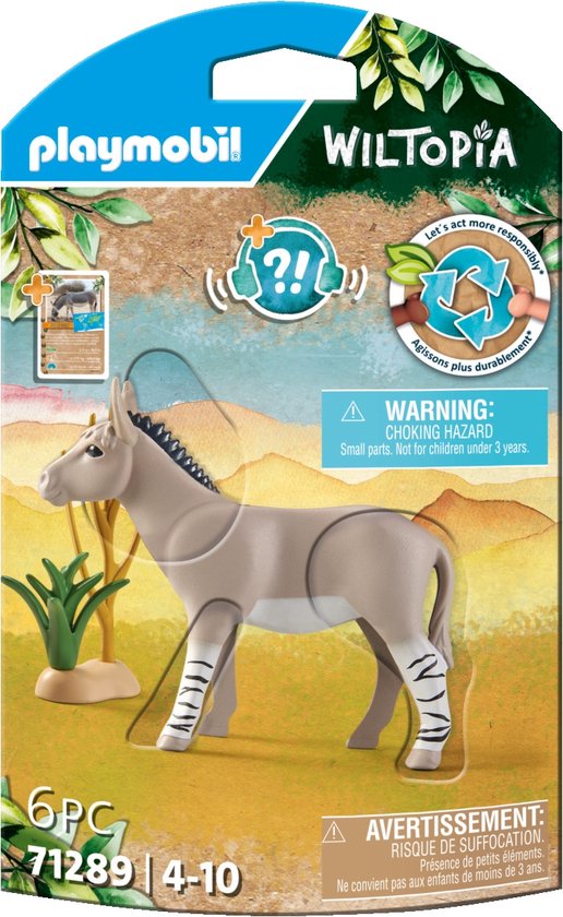 PLAYMOBIL Wiltopia - Afrikaanse wilde ezel - 71289