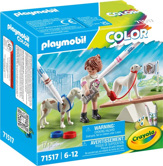 PLAYMOBIL Color Hondentraining - 71517