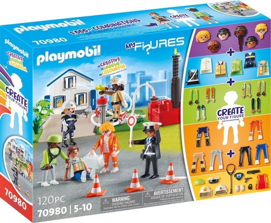 PLAYMOBIL My Figures: Reddingsmissie - 70980