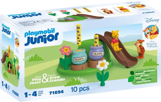 PLAYMOBIL Junior & Disney: Winnie de Poeh Bijentuin - 71694