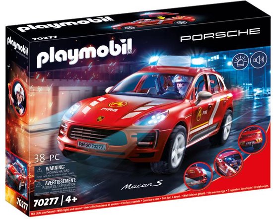 PLAYMOBIL Porsche Macan S Brandweer - 70277