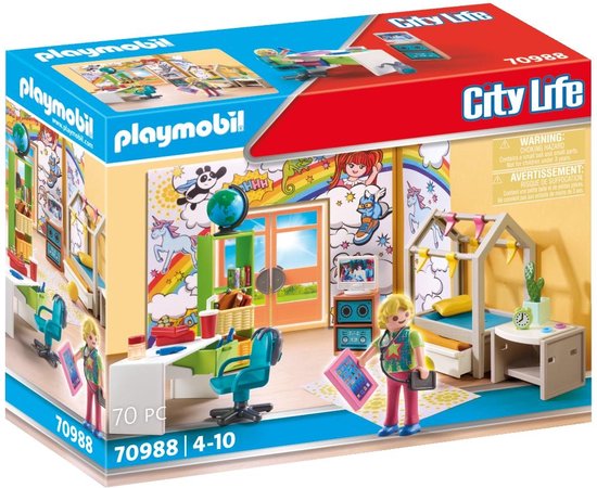 PLAYMOBIL City Life Tienerkamer - 70988