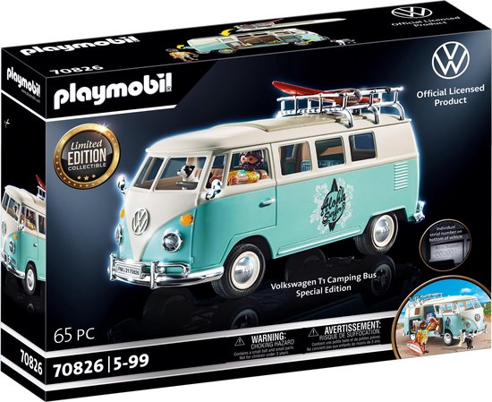 PLAYMOBIL Volkswagen T1 campingbus - Special Edition - 70826