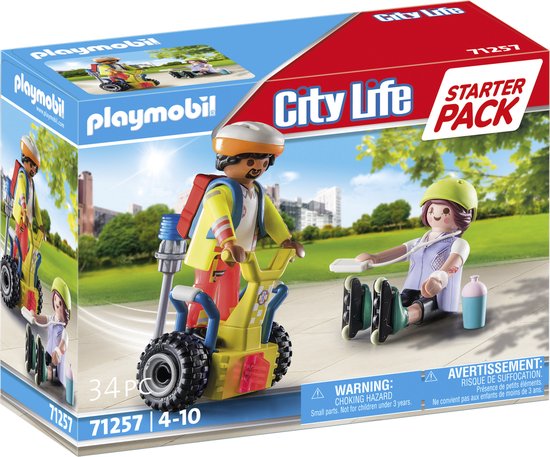 PLAYMOBIL Starterpack Rescue met segway - 71257