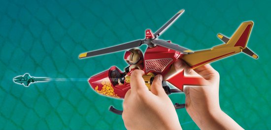 PLAYMOBIL Dinos Helikopter met Pteranodon - 9430