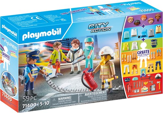 PLAYMOBIL My Figures: Reddingsmissie - 71400