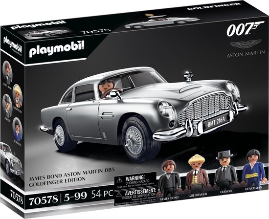 PLAYMOBIL James Bond Aston Martin DB5 – Goldfinger Edition - 70578