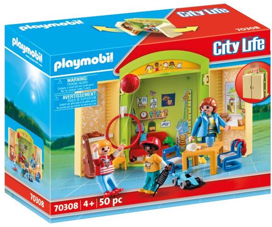 PLAYMOBIL City Life Speelbox Kinderdagverblijf - 70308