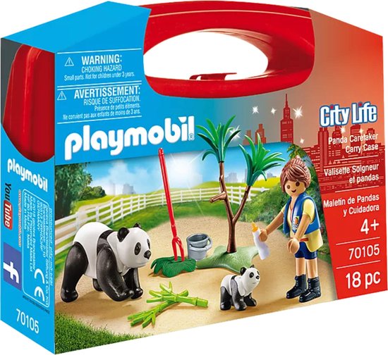 Playmobil pandaverzorger Carry case - 70105