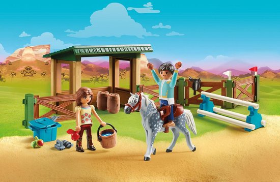 PLAYMOBIL  Arena met Lucky en Javier - 70119