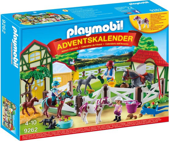 PLAYMOBIL Adventskalender Paardrijclub  - 9262