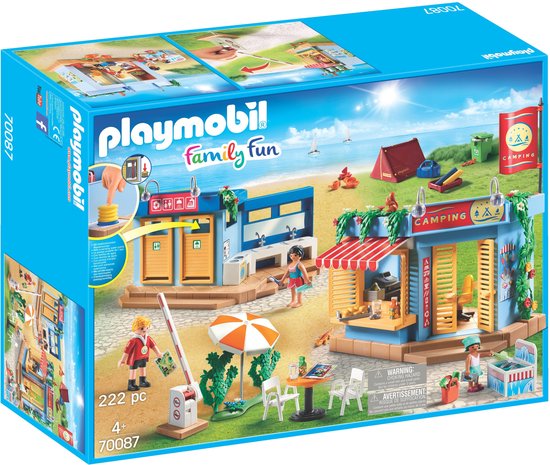 PLAYMOBIL Family Fun  Grote camping  - 70087