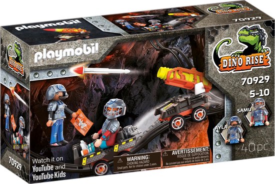 PLAYMOBIL Dino Rise Dino Mine raket kart - 70929