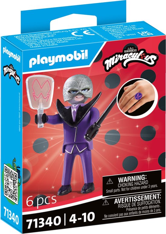 PLAYMOBIL Miraculous: Hawk Moth - 71340