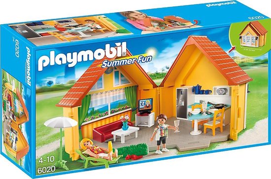 PLAYMOBIL Openklapbaar Zomerhuisje - 6020