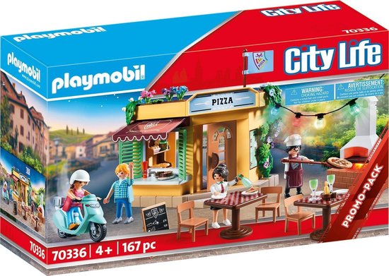 PLAYMOBIL City Life Pizzeria - 70336