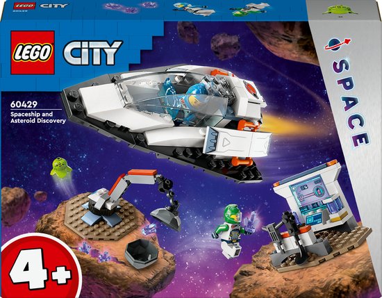 LEGO City Ruimteschip en Ontdekking van Asteroïde - 60429