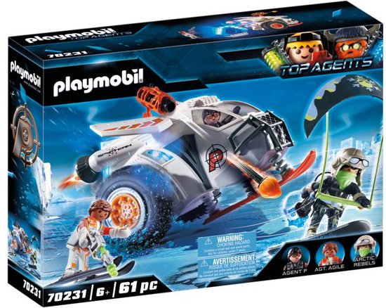 PLAYMOBIL Top Agents Spy Team sneeuwmobiel - 70231